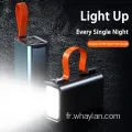 30000mAh Travel Type-C Flash Light Portable Power Bank